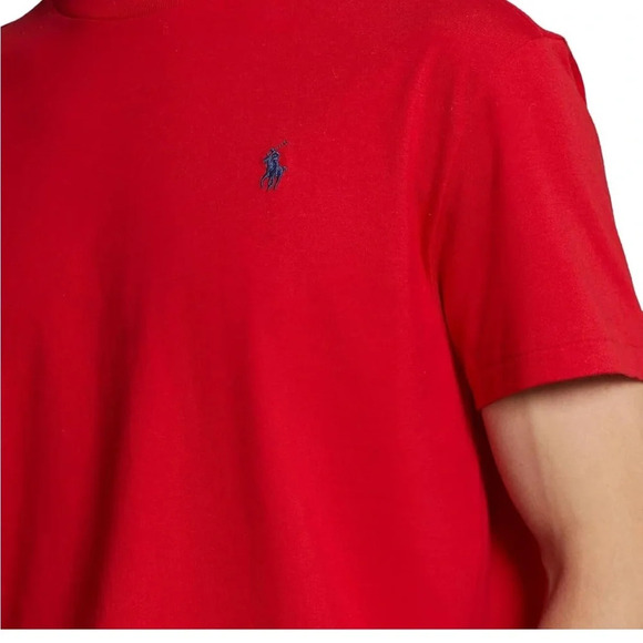 Polo Ralph Lauren Men's M Red Classic Crew Neck T-Shirt Short Sleeve - Picture 2 of 10